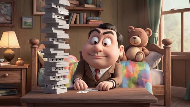 Video Title: The Big Sneeze (Mr. Bean Style Cartoon Script)
Master Script
Visual: The video opens wi