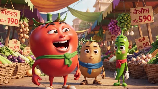 Create a 3D animated movie-quality scene in Pixar/DreamWorks style, ultra-detailed, colorful, cinema